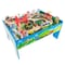Toy Time Wooden Train Table Deluxe with Painted Wooden Set with Tracks, Trains, Cars, Boats, for Kids 267763ZAV - alternate 1